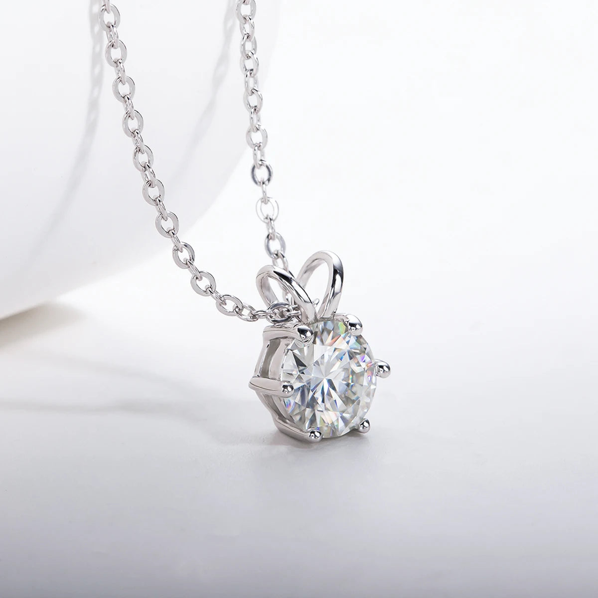 Elegant Moissanite Pendant