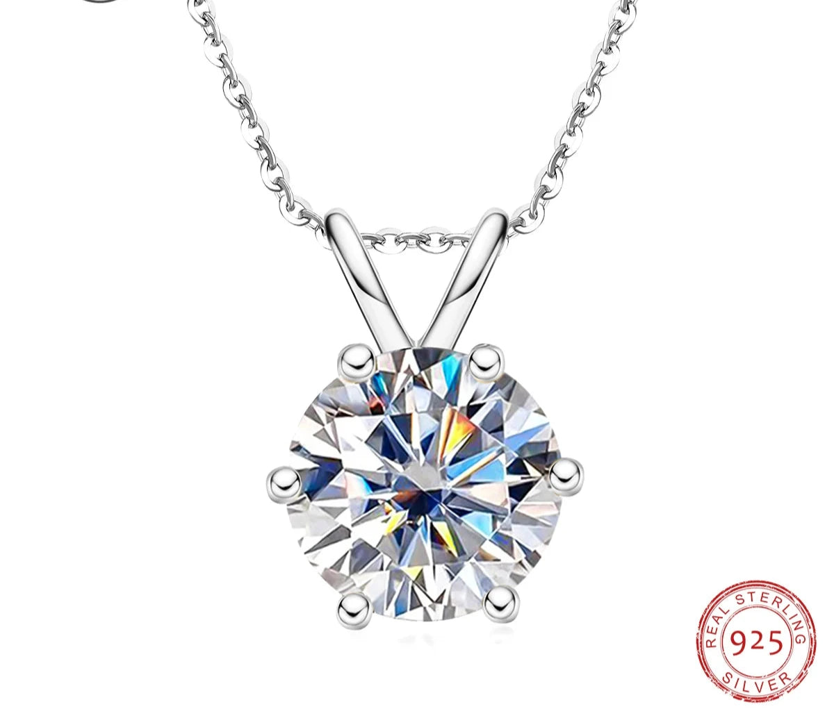 Elegant Moissanite Pendant