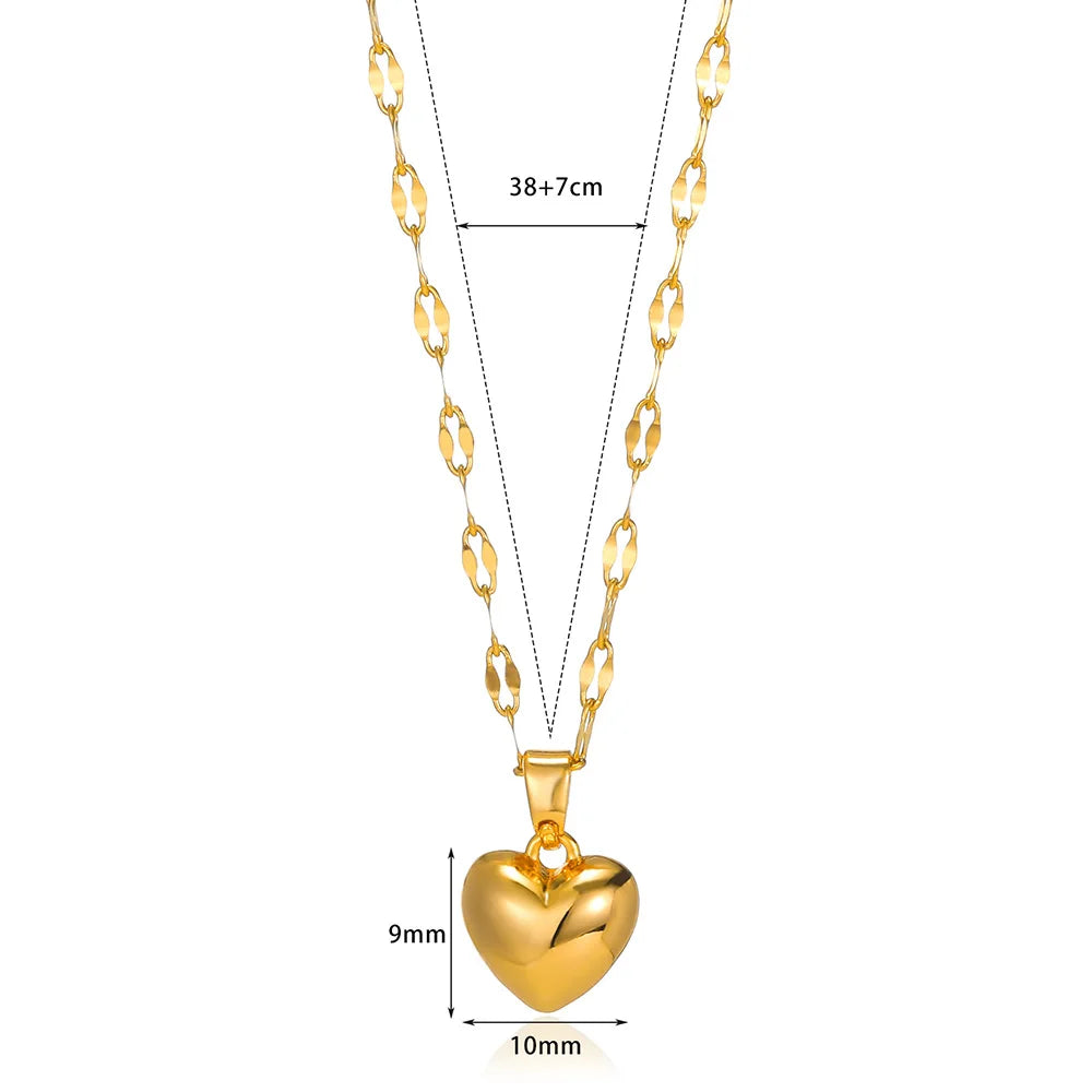 Trendy Heart Necklace